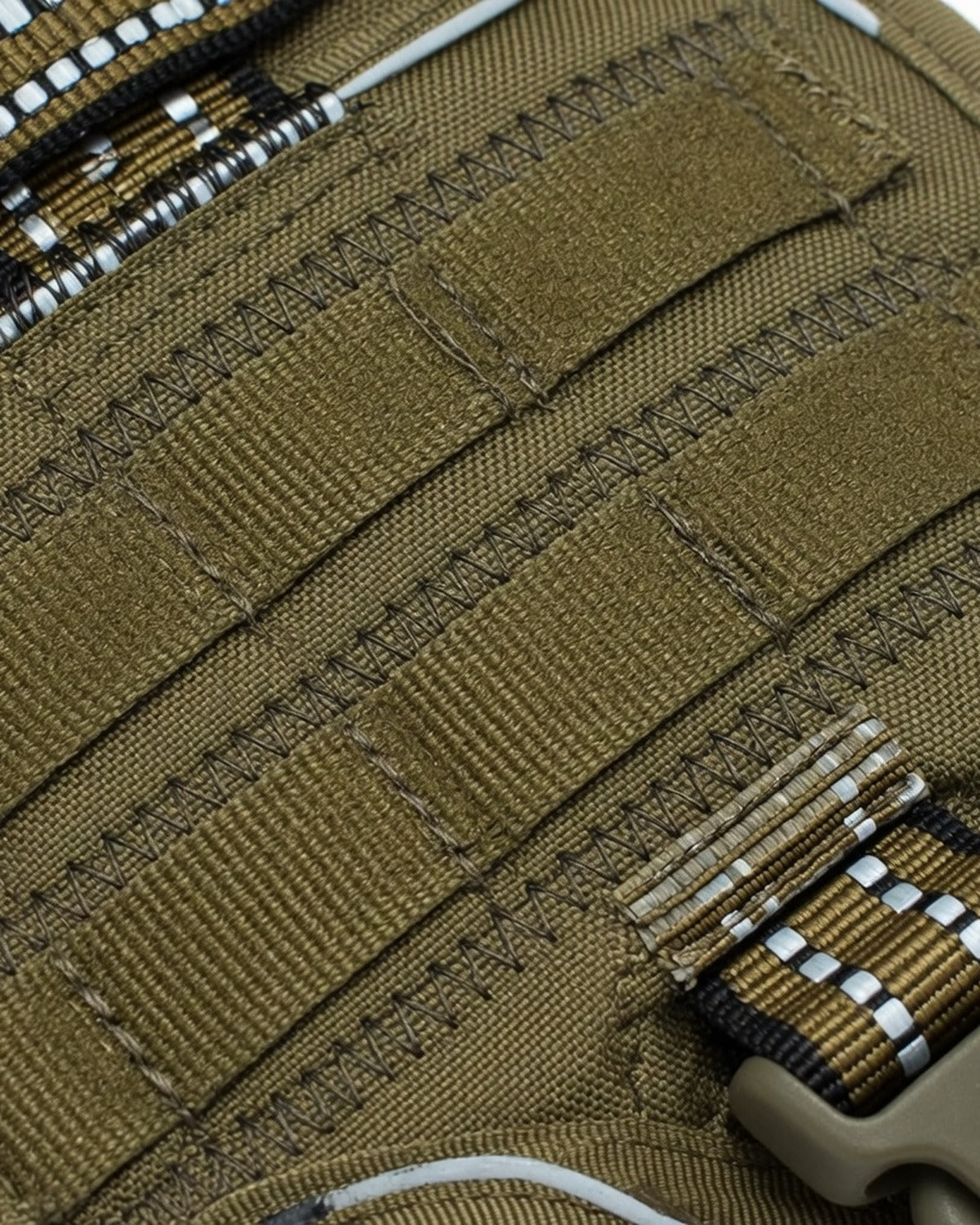 Breathable MOLLE Tactical Harness — Reflective — full product detail photo