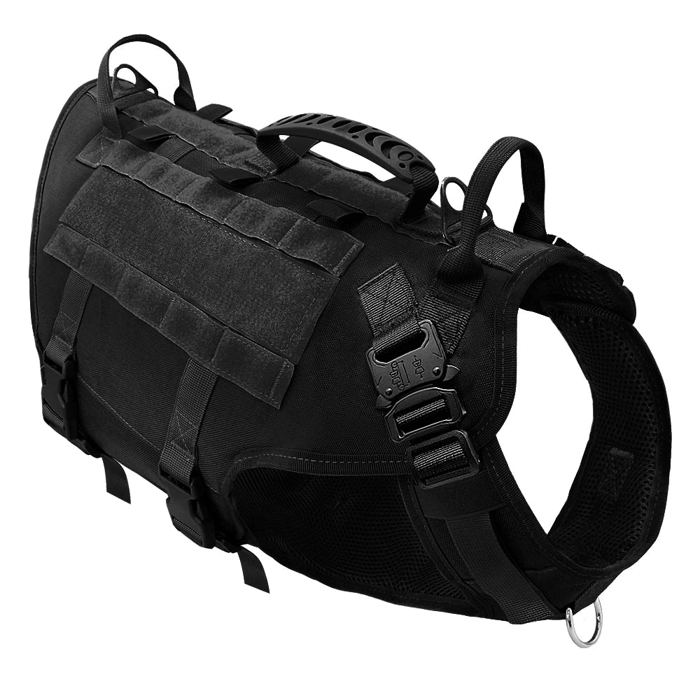 Military Tactical Harness with MOLLE Pouches — product photo 9 · colors: Blank Khaki Harness, Khaki with bag, Blank Black Harness, Black with bag