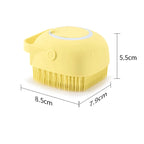 Bathroom  Puppy Big Dog Cat Bath Massage Gloves Brush Soft Safety Silicone Pet Accessories for Dogs Cats Tools Mascotas Products