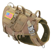 Military Tactical Harness with MOLLE Pouches — product photo 8 · colors: Blank Khaki Harness, Khaki with bag, Blank Black Harness, Black with bag