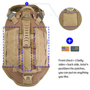 Military Tactical Harness with MOLLE Pouches — product photo 2 · colors: Blank Khaki Harness, Khaki with bag, Blank Black Harness, Black with bag
