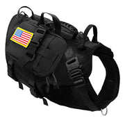 Military Tactical Harness with MOLLE Pouches — product photo 10 · colors: Blank Khaki Harness, Khaki with bag, Blank Black Harness, Black with bag