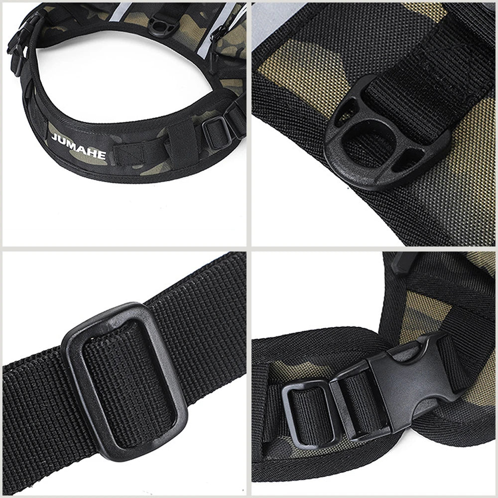 TrailPack Dog Hiking Saddlebag — product photo 6 · colors: Camouflage, YELLOW, Blue, GRAY, green, black