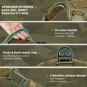Breathable MOLLE Tactical Harness — Reflective — product photo 5 · colors: PURPLE, Dark Khaki, army green, Light Grey