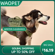 Tactical Dog Harness with Handle — No-Pull Vest — product photo 1 · colors: Black, Khaki, Army green