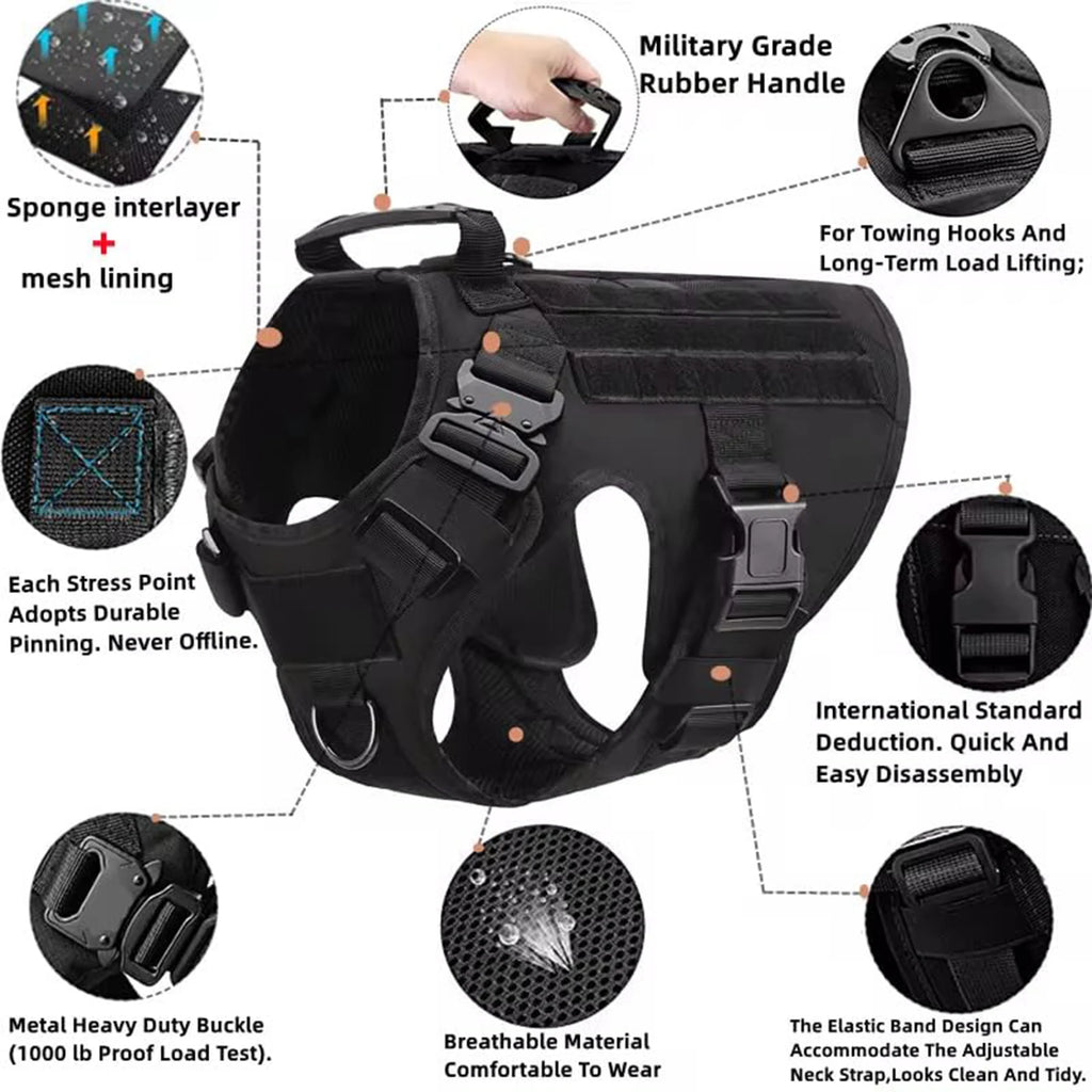 Tactical Dog Harness.