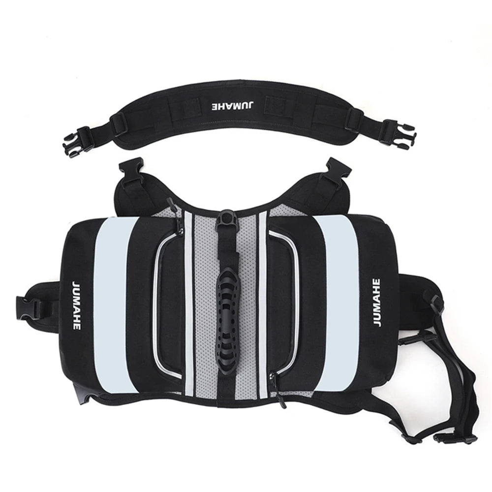 TrailPack Dog Hiking Saddlebag — product photo 7 · colors: Camouflage, YELLOW, Blue, GRAY, green, black
