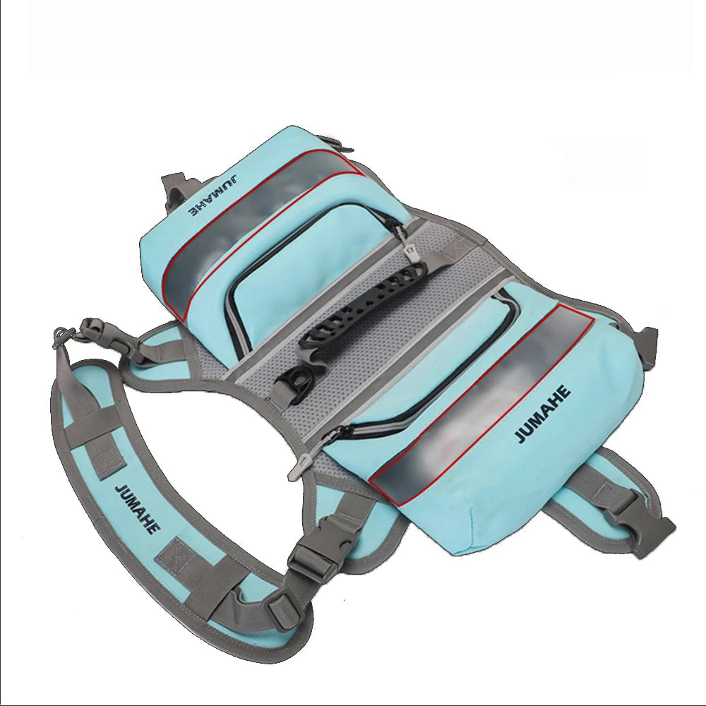 TrailPack Dog Hiking Saddlebag — product photo 5 · colors: Camouflage, YELLOW, Blue, GRAY, green, black