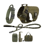Tactical Dog Harness with Collar & Leash Set — product photo 7 · colors: black 3 pieces, green 2 pieces, camouflage 2 pieces, brown 2 pieces, black 2 pieces, green 3 pieces