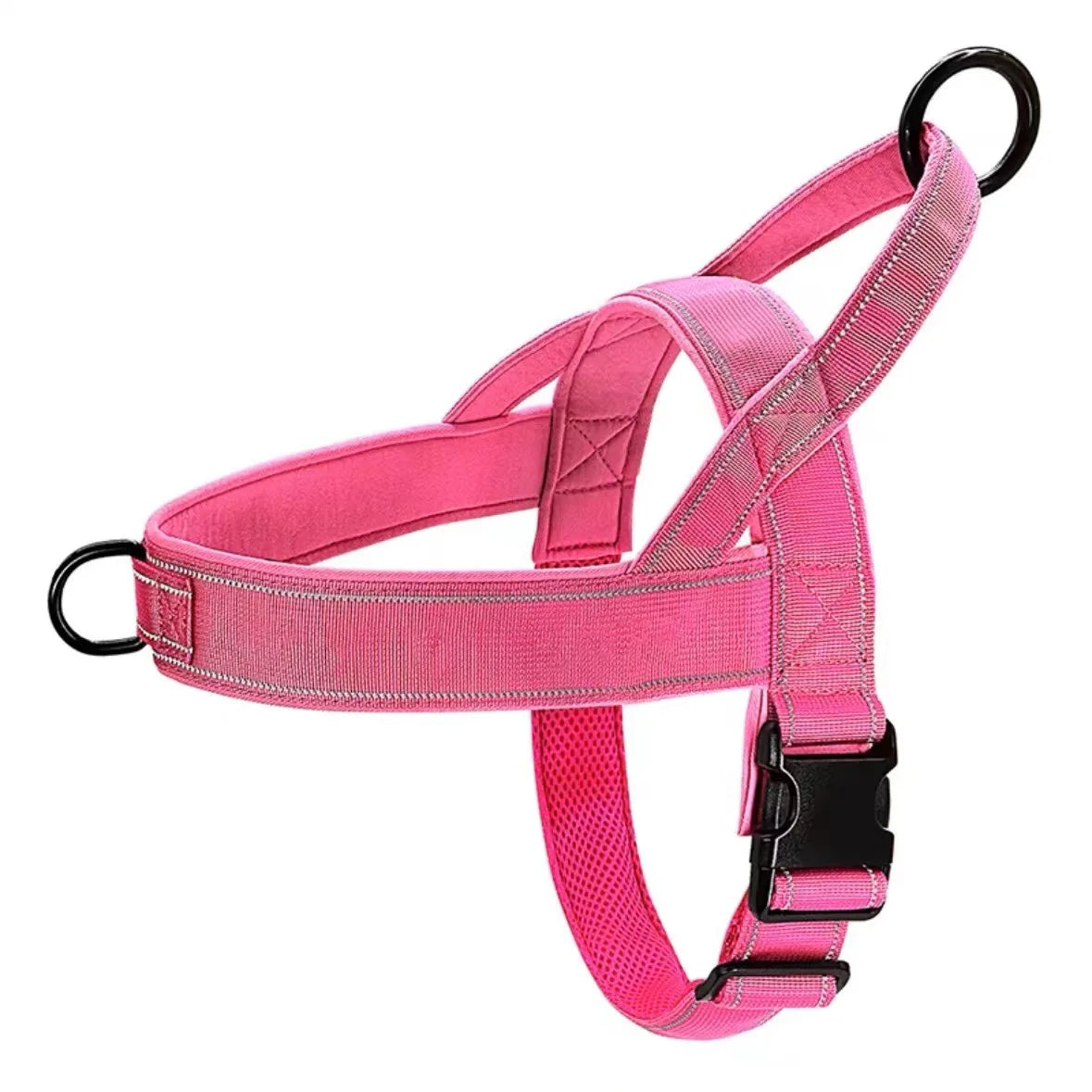 Heavy-Duty Tactical Harness for Large Breeds — product photo 7 · colors: Green, Black, Pink, Khaki