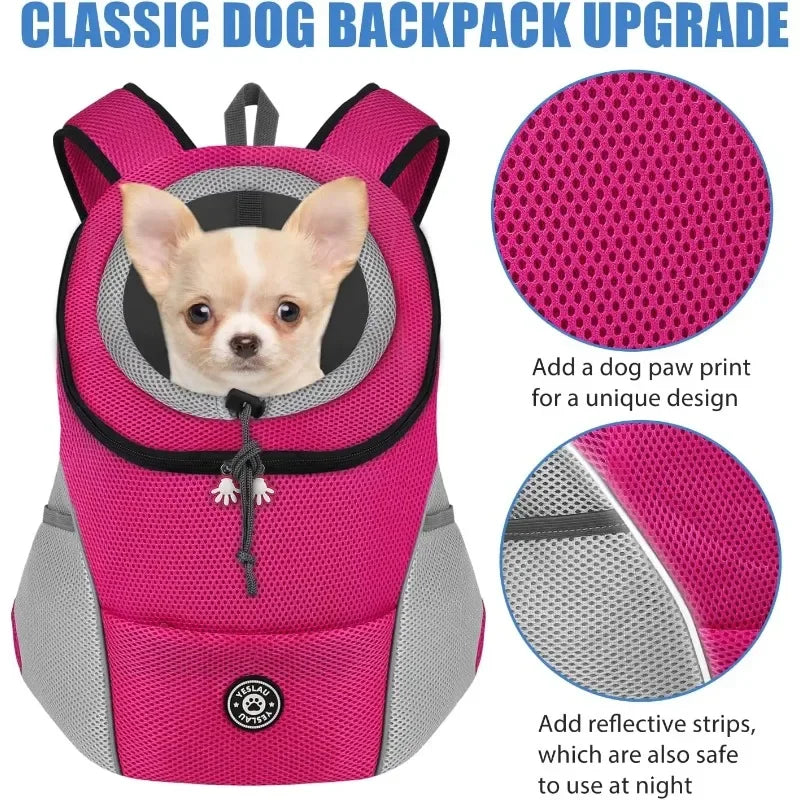 TrailLift Front Dog Carrier — product photo 2 · colors: Orange, Green, Rosered, Red, Black, Blue