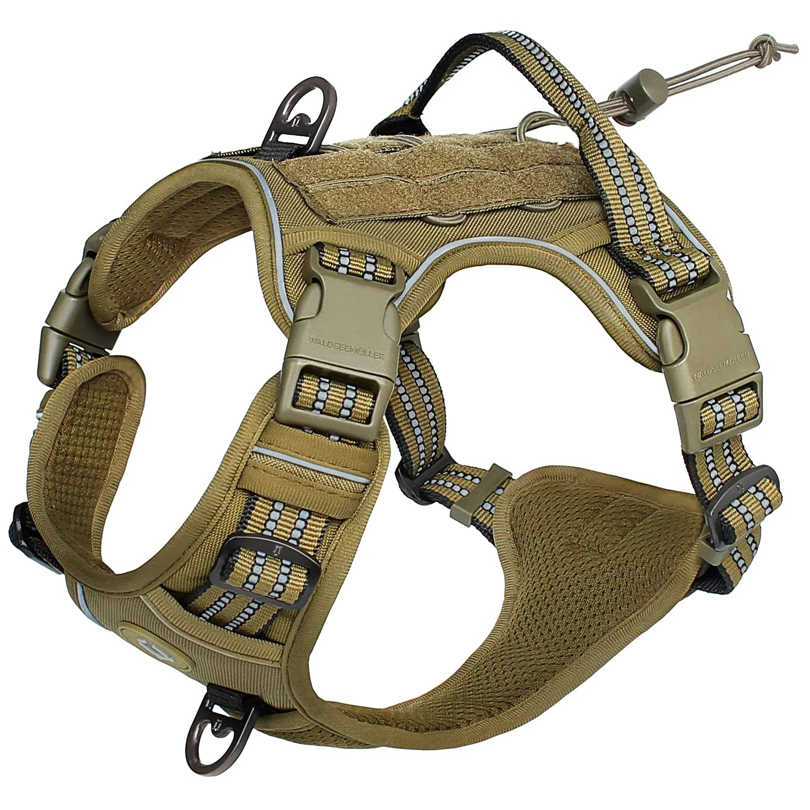 Breathable MOLLE Tactical Harness — Reflective — product photo 8 · colors: PURPLE, Dark Khaki, army green, Light Grey