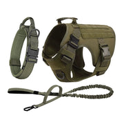Tactical Dog Harness with Collar & Leash Set — product photo 22 · colors: black 3 pieces, green 2 pieces, camouflage 2 pieces, brown 2 pieces, black 2 pieces, green 3 pieces