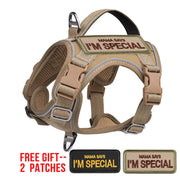 Small Dog Tactical Harness with Vertical Handle — product photo 10 · colors: Dog Harness--KHAKI, Dog Harness--K--S, Dog Harness--BLACK, Dog Harness--B--S, Harness--PINK--SET, Harness--BLUE--SET