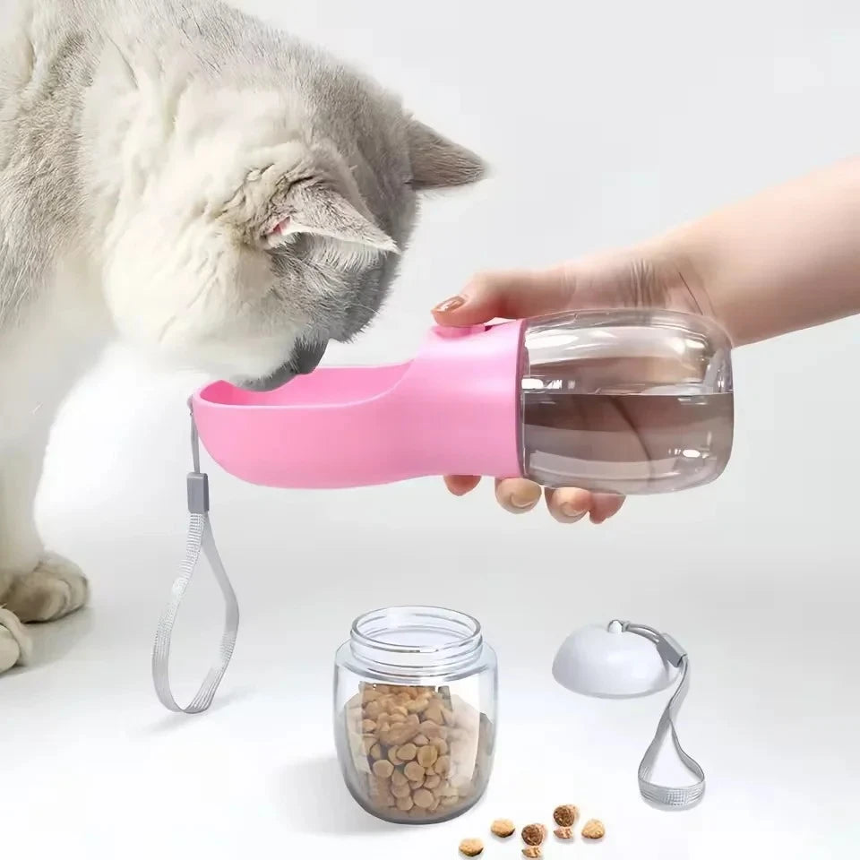 Rover 2-in-1 Travel Water Bottle — product photo 2 · colors: Pink-350ml, White-350ml, Blue-350ml