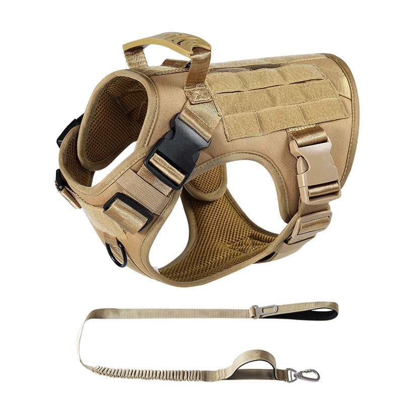 Reflective Tactical Harness with Soft Handle — product photo 8 · colors: Green, Camouflage, Khaki, Khaki set, Black