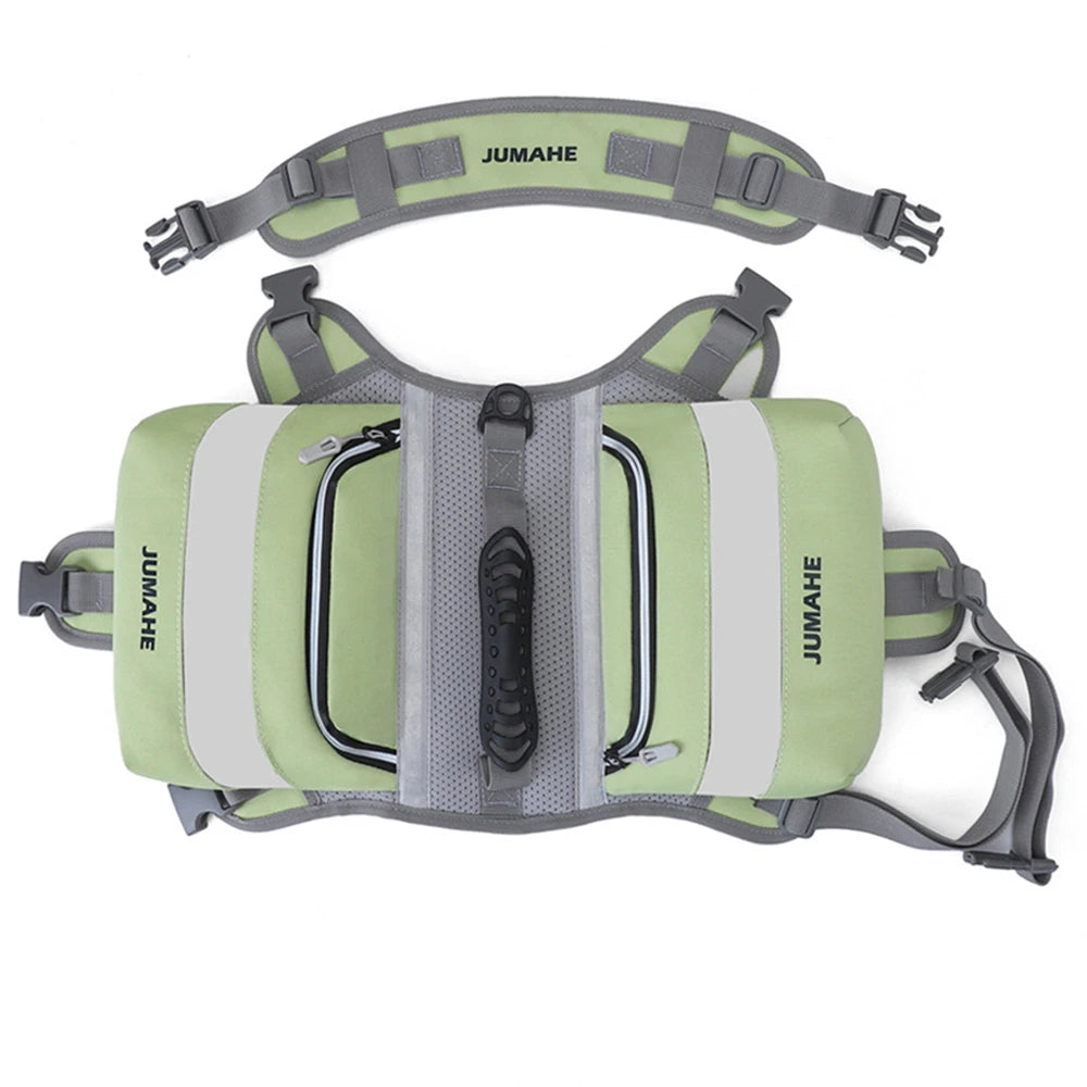TrailPack Dog Hiking Saddlebag — product photo 12 · colors: Camouflage, YELLOW, Blue, GRAY, green, black