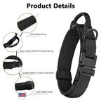 Tactical Dog Harness Collar Leash Molle Pouches For Medium Large Dogs Pet German Shepherd Training Walking Vest Dog Harnesses