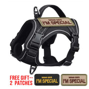 Small Dog Tactical Harness with Vertical Handle — product photo 12 · colors: Dog Harness--KHAKI, Dog Harness--K--S, Dog Harness--BLACK, Dog Harness--B--S, Harness--PINK--SET, Harness--BLUE--SET