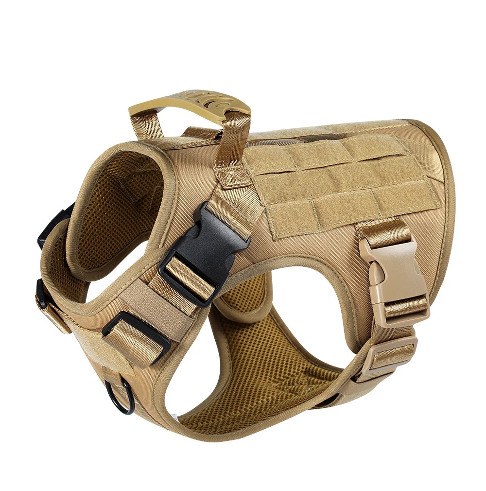 Reflective Tactical Harness with Soft Handle — product photo 7 · colors: Green, Camouflage, Khaki, Khaki set, Black