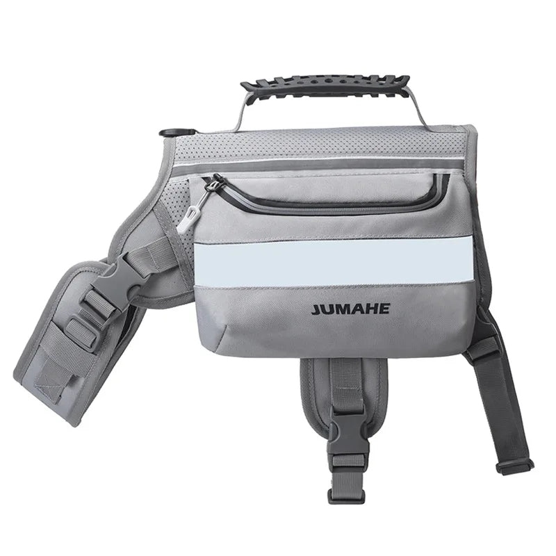 TrailPack Dog Hiking Saddlebag — product photo 3 · colors: Camouflage, YELLOW, Blue, GRAY, green, black