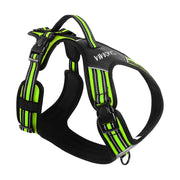 No-Pull Tactical Harness with Reflective Strips — product photo 9 · colors: pink, orange, green, black