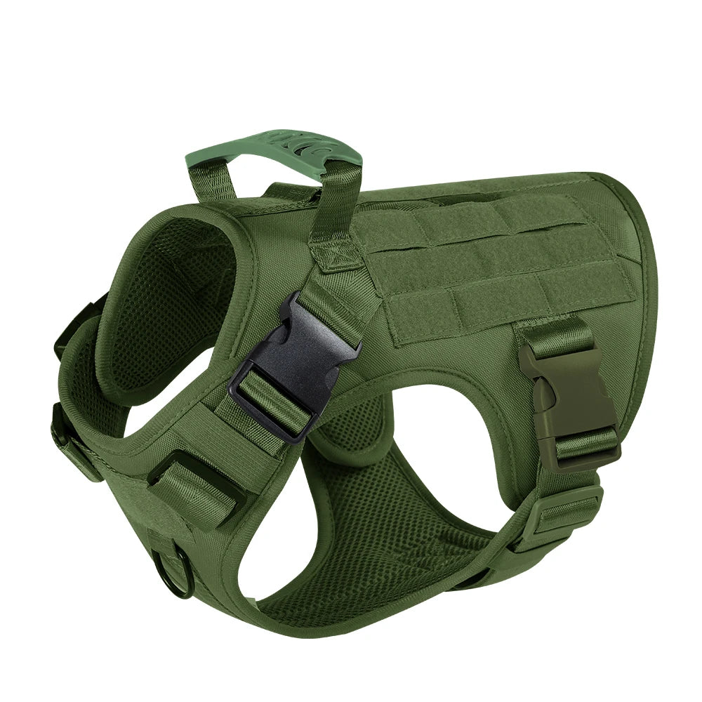 Reflective Tactical Harness with Soft Handle — product photo 10 · colors: Green, Camouflage, Khaki, Khaki set, Black