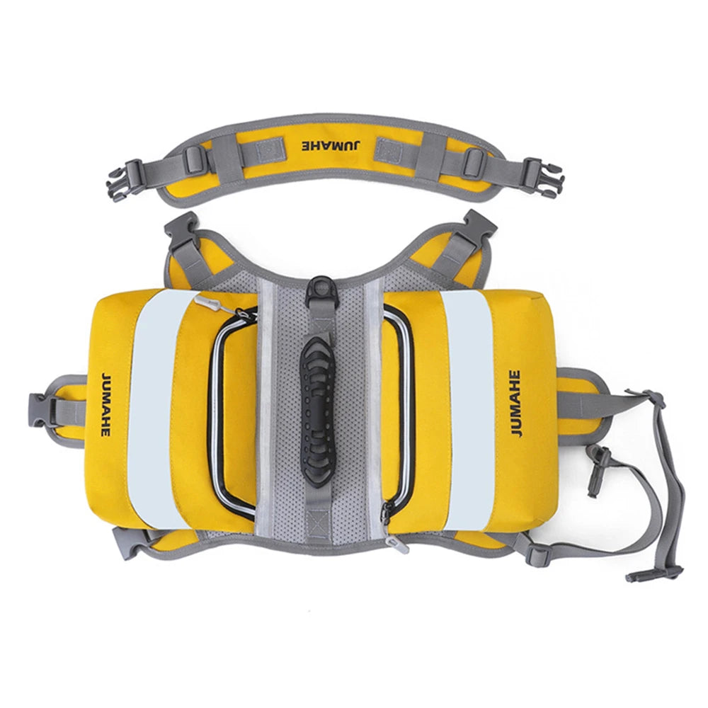 TrailPack Dog Hiking Saddlebag — product photo 9 · colors: Camouflage, YELLOW, Blue, GRAY, green, black