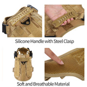 Reflective Tactical Harness with Soft Handle — product photo 6 · colors: Green, Camouflage, Khaki, Khaki set, Black