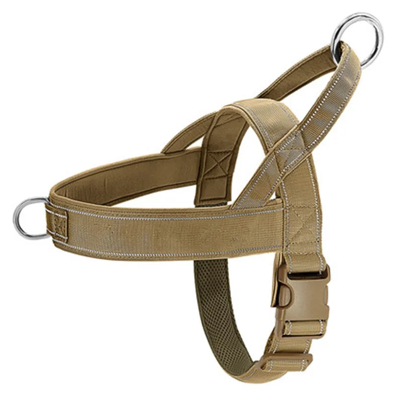 1000D Nylon Anti-Pull Tactical Harness — product photo 7 · colors: Khaki, Black