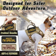 Small Dog Tactical Harness with Vertical Handle — product photo 5 · colors: Dog Harness--KHAKI, Dog Harness--K--S, Dog Harness--BLACK, Dog Harness--B--S, Harness--PINK--SET, Harness--BLUE--SET