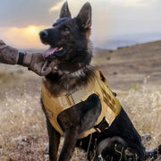 Tactical Dog Harness with Handle — No-Pull Vest — product photo 5 · colors: Black, Khaki, Army green