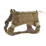 Tactical Dog Harness for Large Breeds — No-Pull Service Vest — product photo 7 · colors: Dark Khaki, army green, black