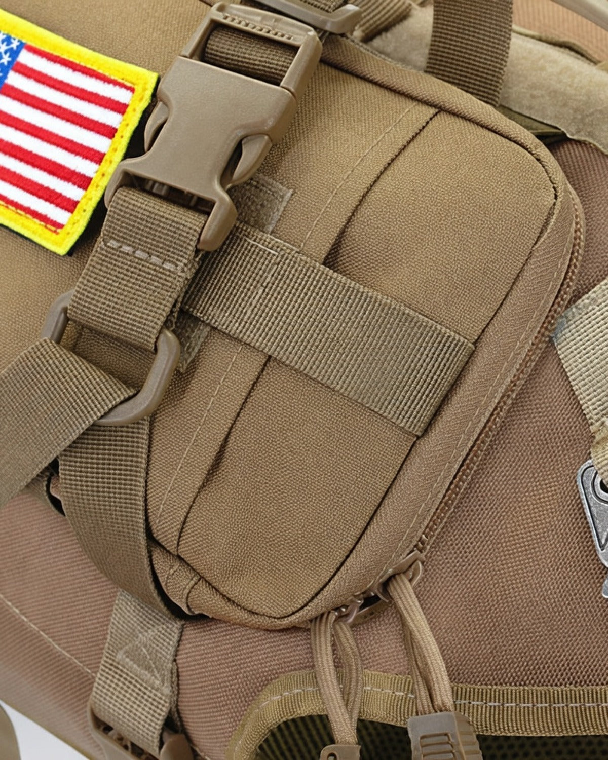 Military Tactical Harness with MOLLE Pouches — full product detail photo