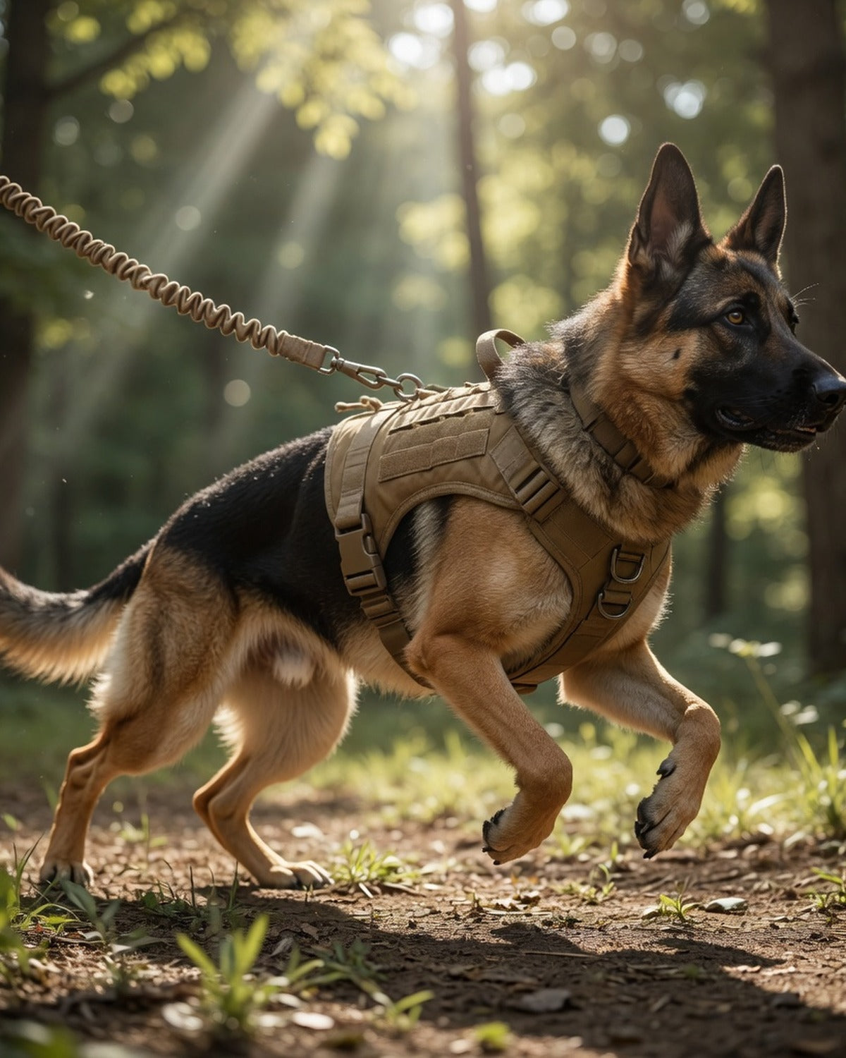Quick-Release Tactical Training Harness — full lifestyle photo