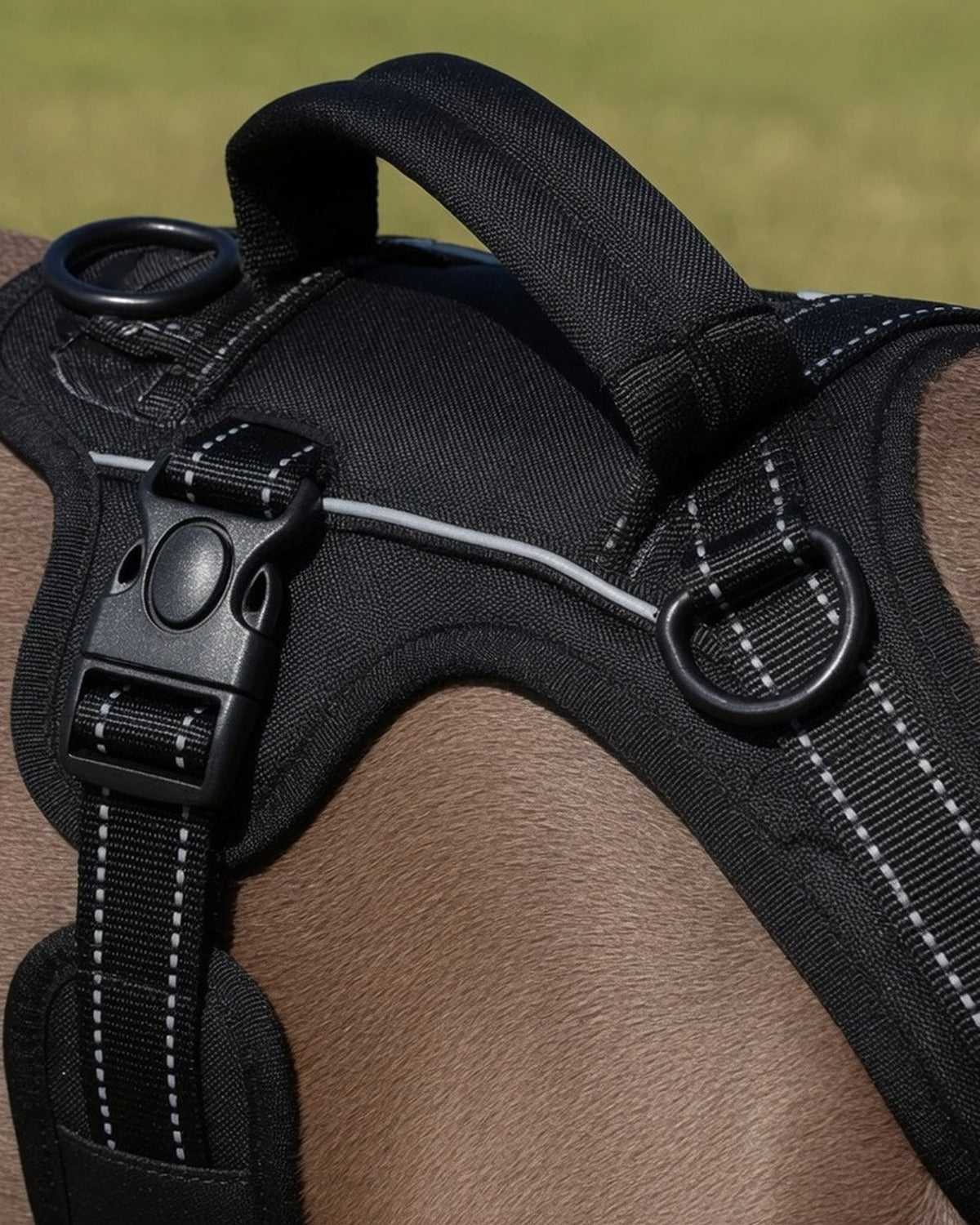 No-Pull Tactical Harness with Reflective Strips — full product detail photo